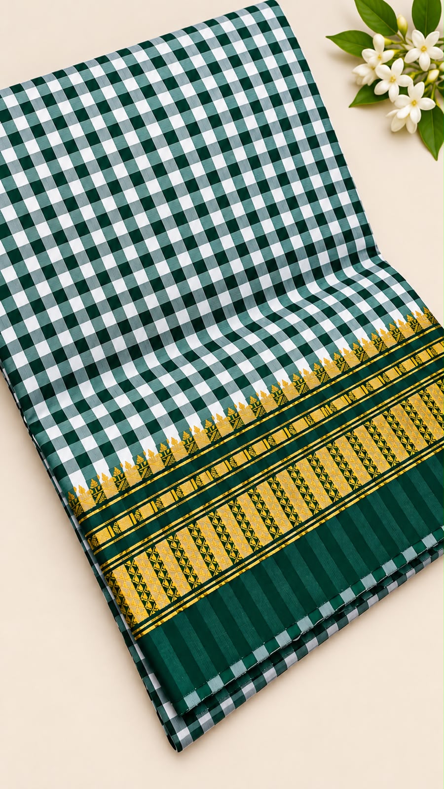 Ilkal Cotton Silk - Green