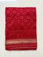 Maheshwari Cotton Saree - Red