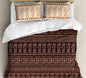 Cotton Printed bedsheet - GRASS print - Jumbo King size - Maroon colour