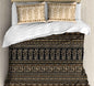 Cotton Printed bedsheet - GRASS print - Jumbo King size - Dark Grey colour