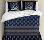 Cotton Printed bedsheet - PEACOCK print - Jumbo King size - Blue colour