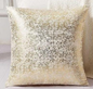 Velvet foil printed Cushion Cover - Cream colour2