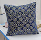 Velvet foil printed Cushion Cover - Blue colour8