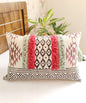 Tufted Bed Pillow Cover Red