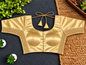 Gaji Silk Stretchable Blouse - Golden (36-40)