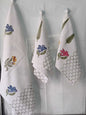 Hand block printed towel_floral print3