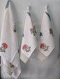 Hand block printed towel_floral print2