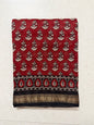 Maheshwari Cotton Saree - Red&Black