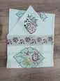 Handblock printed table runner_Floral print_Rose
