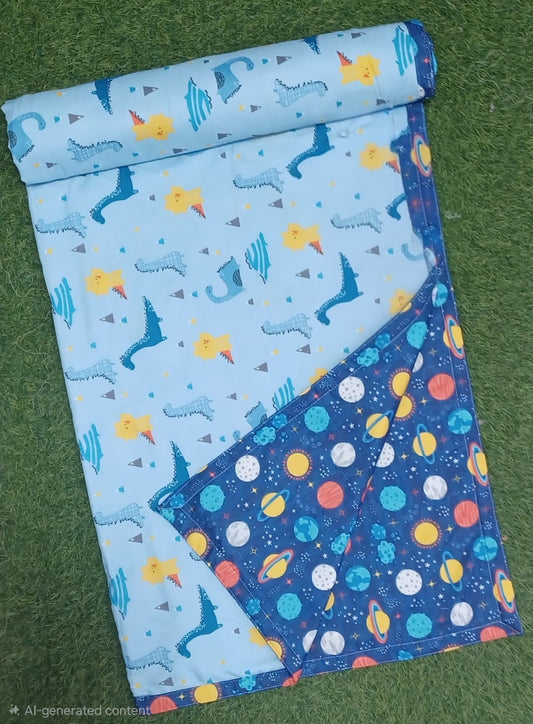 Kids Bedsheets_Planets&Dinasaur