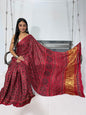 Modal Silk (Red Geometrical)