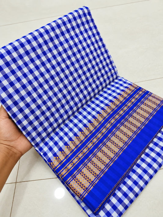 Ilkal Cotton Silk - Blue
