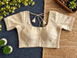 Raw Silk Stretchable Blouse - Bottle Green (32-34)